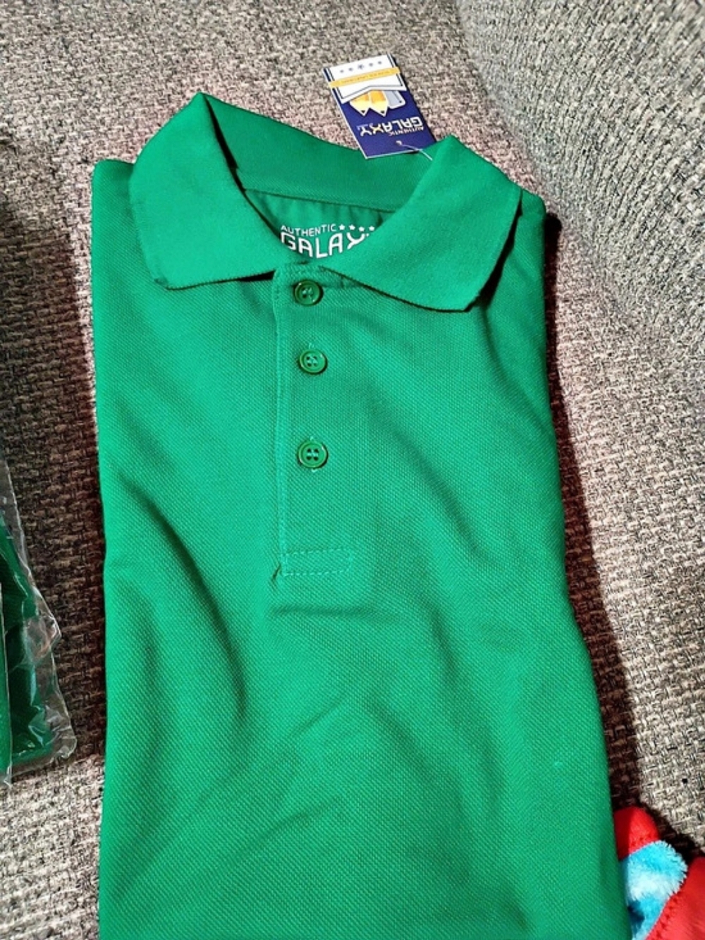 Bundle Of 3 Authentic Galaxy Boys Kelly S/S Polo Green Boys Size 10